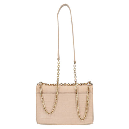 FURLA フルラ 1927 型押しレザー ミニ クロスボディ ショルダーバッグ