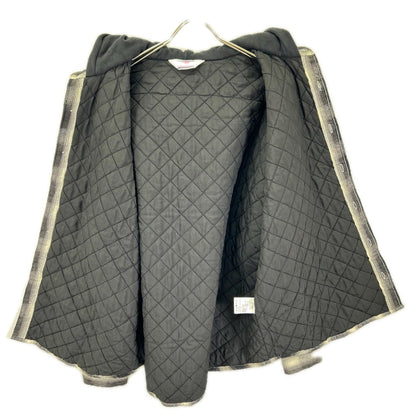SAINT MICHAEL セントマイケル 23AW SM-A23-0000-046 ブラック×ホワイト SHIRT PARKA/CHECK ヴィンテージ加工 シャツパーカー ジャケット