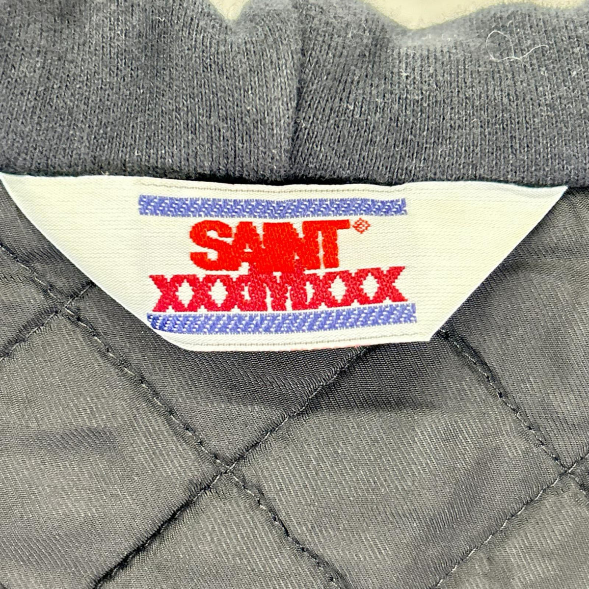 SAINT MICHAEL セントマイケル 23AW SM-A23-0000-046 ブラック×ホワイト SHIRT PARKA/CHECK ヴィンテージ加工 シャツパーカー ジャケット