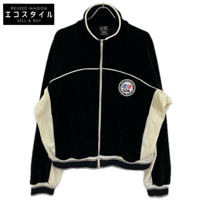 SAINT MICHAEL セントマイケル 【×LASTMAN】25SS SM-HR8-0000-C33 ブラック TRACK JACKET VELOUR ベロアトラックジャケット ジャケット