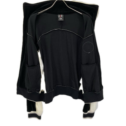 SAINT MICHAEL セントマイケル 【×LASTMAN】25SS SM-HR8-0000-C33 ブラック TRACK JACKET VELOUR ベロアトラックジャケット ジャケット