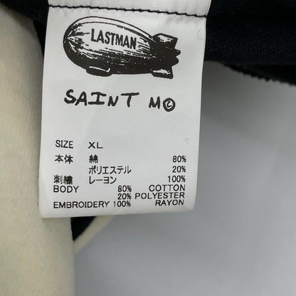 SAINT MICHAEL セントマイケル 【×LASTMAN】25SS SM-HR8-0000-C33 ブラック TRACK JACKET VELOUR ベロアトラックジャケット ジャケット