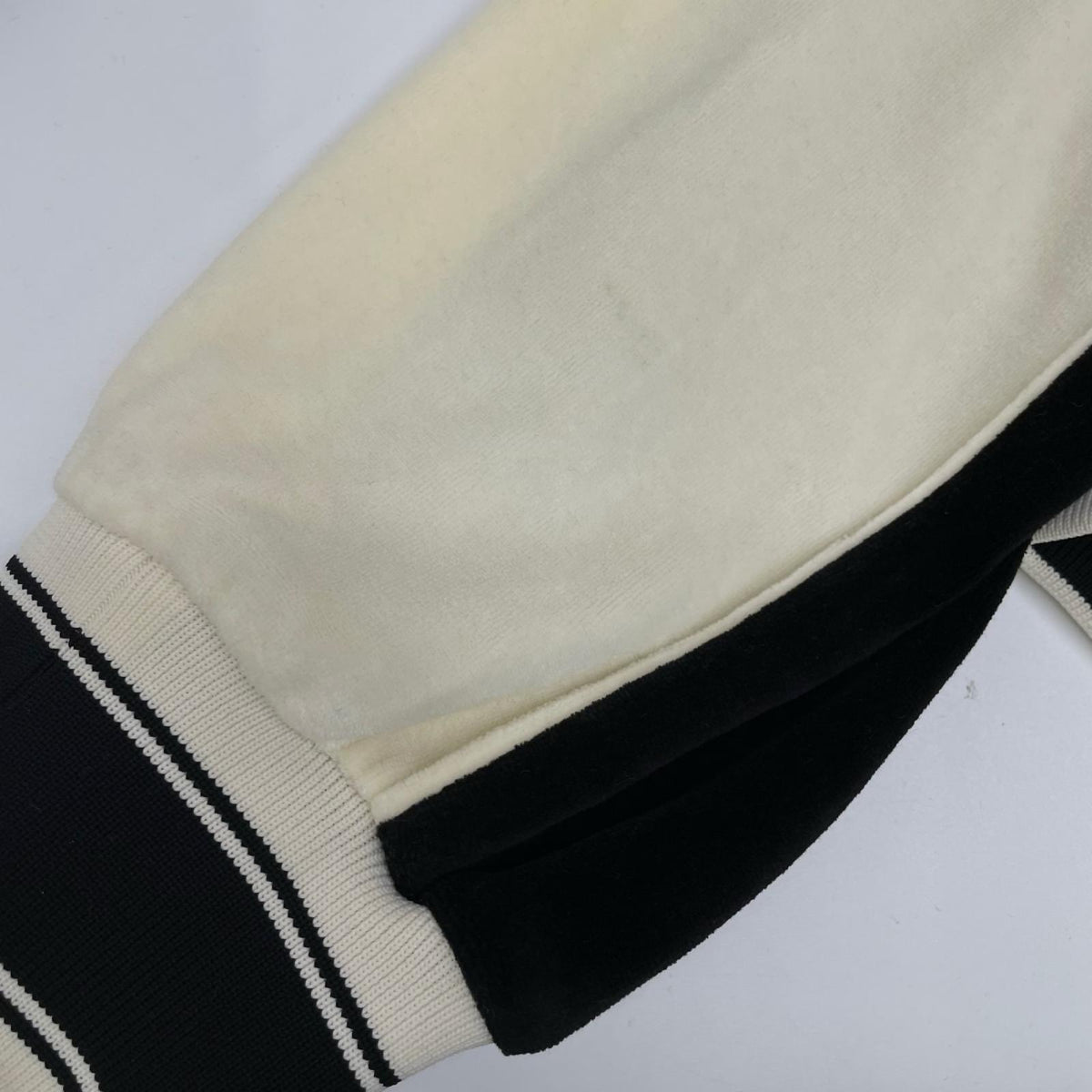 SAINT MICHAEL セントマイケル 【×LASTMAN】25SS SM-HR8-0000-C33 ブラック TRACK JACKET VELOUR ベロアトラックジャケット ジャケット