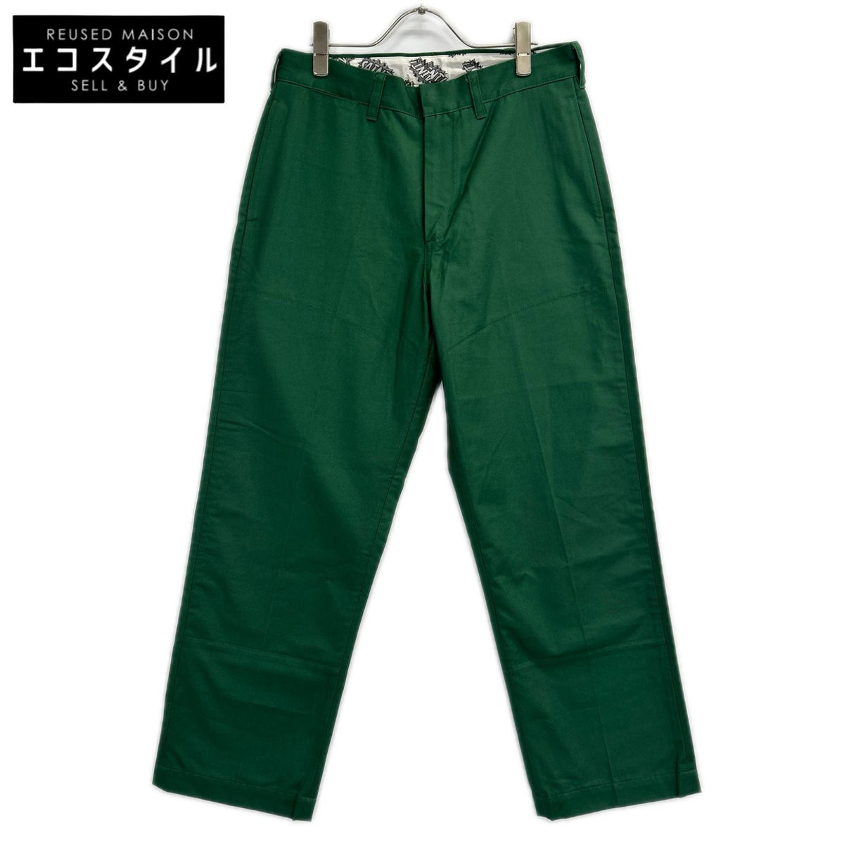 SAINT MICHAEL セントマイケル 25SS SM-YS1-0000-071 グリーン CHINO WIDE PANTS GREEN/チノワイドパンツ ボトムス