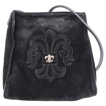 Chrome hearts クロムハーツ BS Flare Square Pocket Suede Leather Shoulder Bag/スクエアポケット BSフレアパッチ スエード ショルダーバッグ