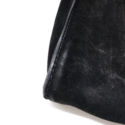 Chrome hearts クロムハーツ BS Flare Square Pocket Suede Leather Shoulder Bag/スクエアポケット BSフレアパッチ スエード ショルダーバッグ