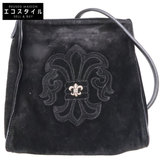Chrome hearts クロムハーツ BS Flare Square Pocket Suede Leather Shoulder Bag/スクエアポケット BSフレアパッチ スエード ショルダーバッグ