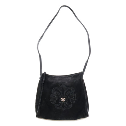 Chrome hearts クロムハーツ BS Flare Square Pocket Suede Leather Shoulder Bag/スクエアポケット BSフレアパッチ スエード ショルダーバッグ