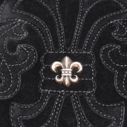Chrome hearts クロムハーツ BS Flare Square Pocket Suede Leather Shoulder Bag/スクエアポケット BSフレアパッチ スエード ショルダーバッグ