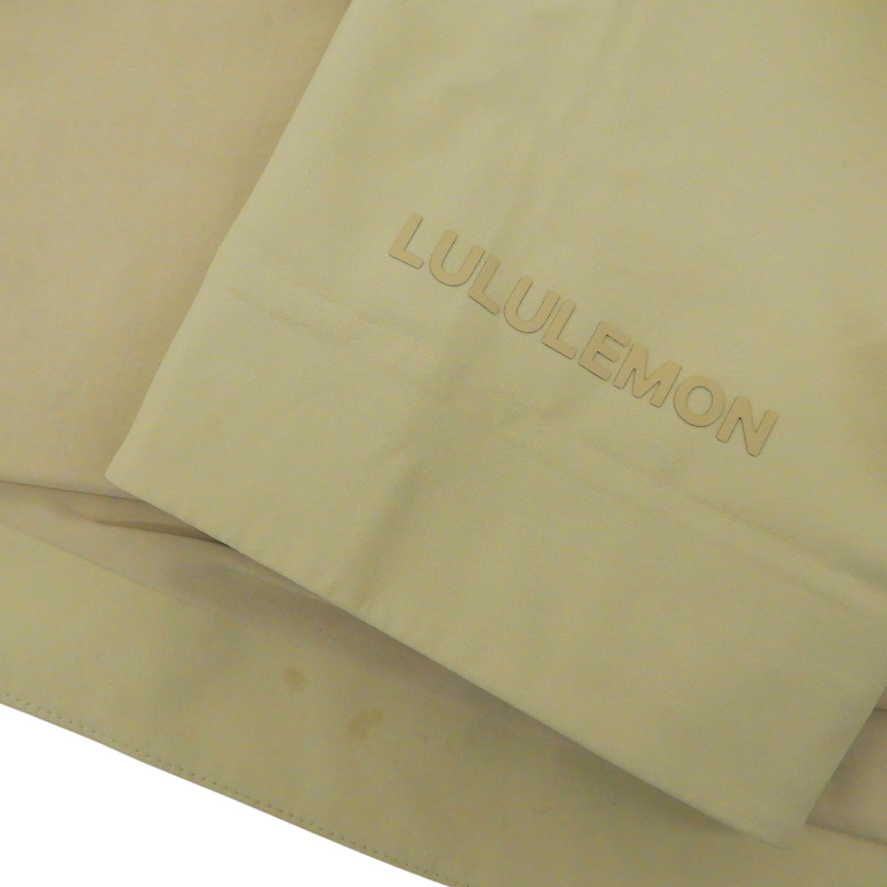 lululemon ルルレモン 美品 ジップアップ フード付き ロングコート レディース ベージュ 4 コート