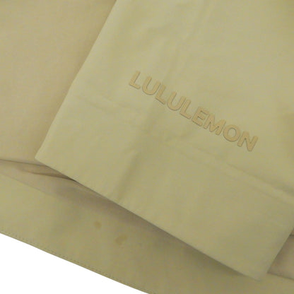 lululemon ルルレモン 美品 ジップアップ フード付き ロングコート レディース ベージュ 4 コート