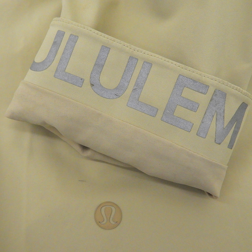 lululemon ルルレモン 美品 ジップアップ フード付き ロングコート レディース ベージュ 4 コート