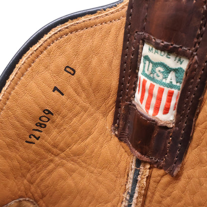 RRL ダブルアールエル 【美品】823973876001 121809 NEW PLAINVIEW ハンドツールド ウエスタンブーツ シューズ