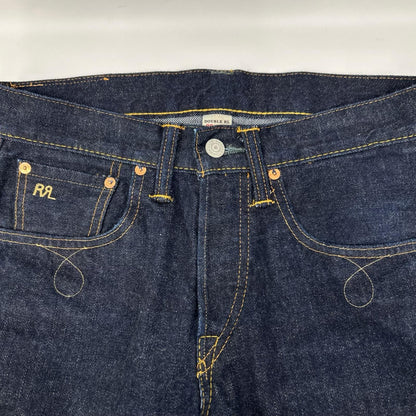 RRL ダブルアールエル インディゴ スリム ブーツ イーストウエスト セルビッジ ジーンズ ボトムス