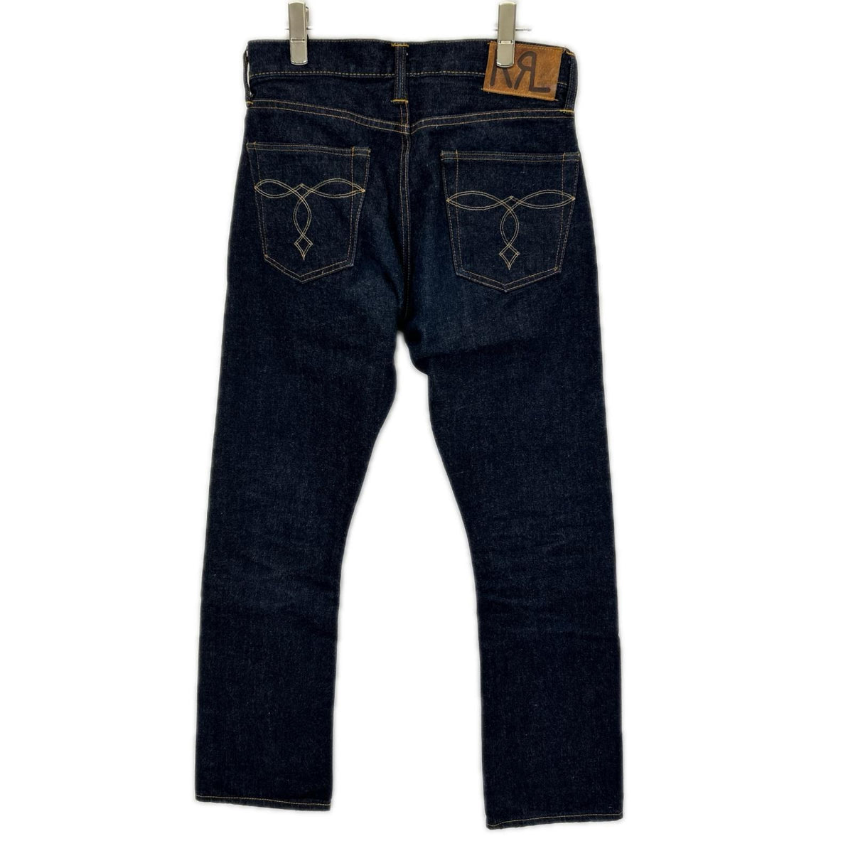 RRL ダブルアールエル インディゴ スリム ブーツ イーストウエスト セルビッジ ジーンズ ボトムス