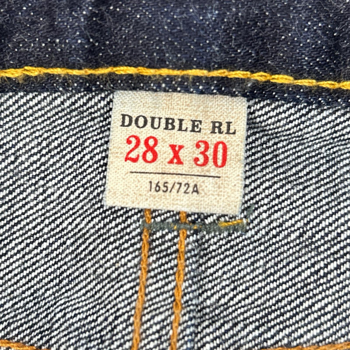 RRL ダブルアールエル インディゴ スリム ブーツ イーストウエスト セルビッジ ジーンズ ボトムス