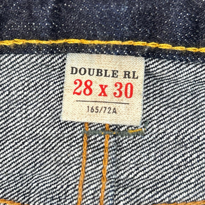 RRL ダブルアールエル インディゴ スリム ブーツ イーストウエスト セルビッジ ジーンズ ボトムス