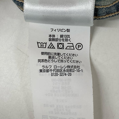 RRL ダブルアールエル ライトブルー インディゴ デニム ウエスタン シャツ トップス
