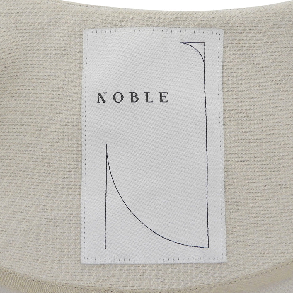 NOBLE ノーブル トリプルクロスガウンコート レディース ベージュ 36 コート