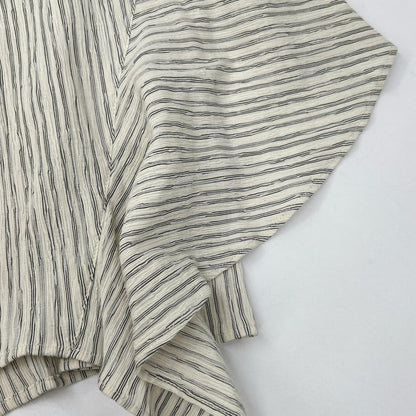 CLANE クラネ ホワイト COTTON CREPE BACK FRILL SHIRT シャツ トップス