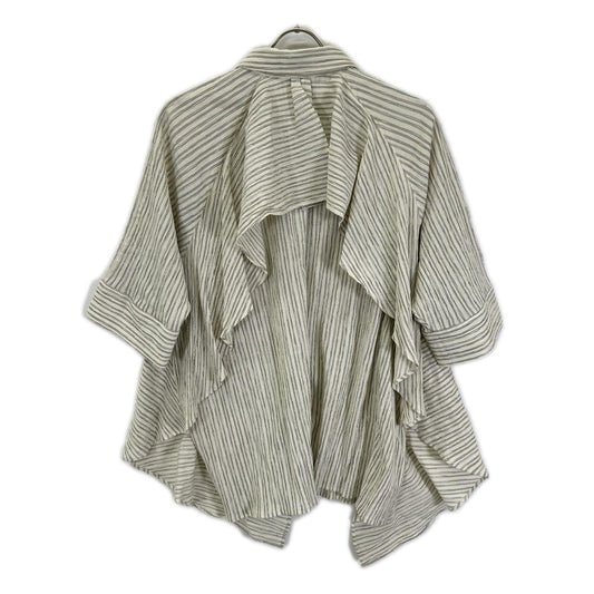 CLANE クラネ ホワイト COTTON CREPE BACK FRILL SHIRT シャツ トップス