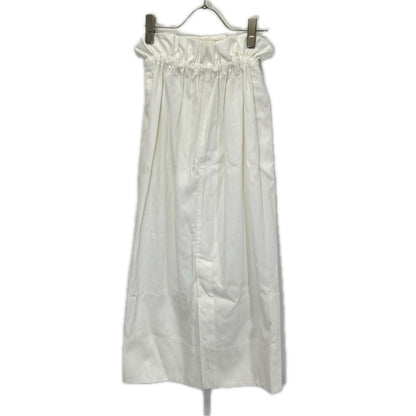 SACRA サクラ 125123121 25SS ホワイト H.COUNT DRY GABERDINE SKIRT ハイカウント ドライ ギャバジン スカート スカート