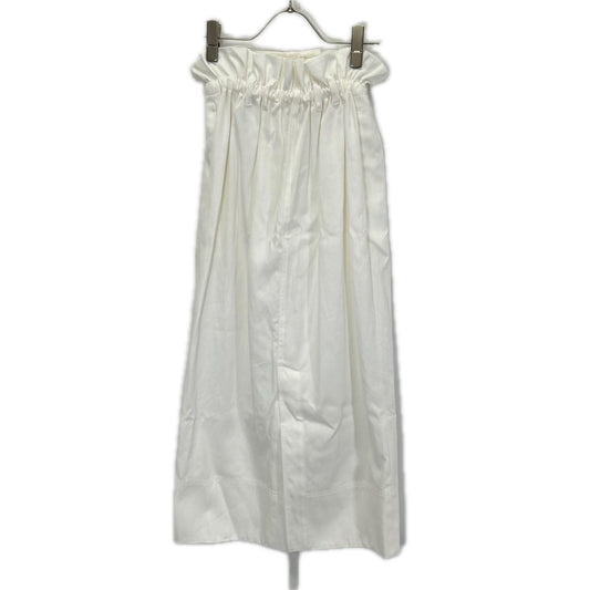 SACRA サクラ 125123121 25SS ホワイト H.COUNT DRY GABERDINE SKIRT ハイカウント ドライ ギャバジン スカート スカート