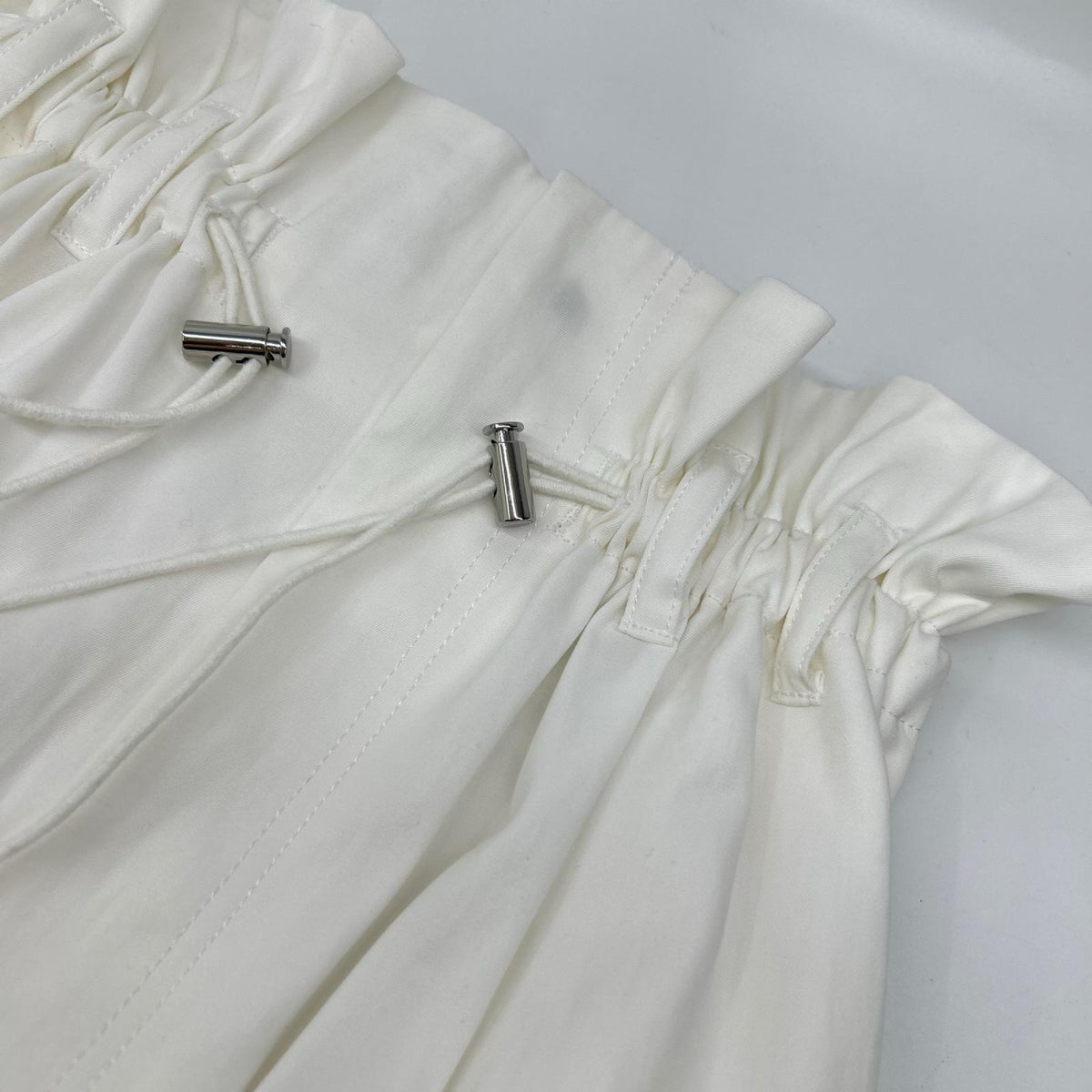 SACRA サクラ 125123121 25SS ホワイト H.COUNT DRY GABERDINE SKIRT ハイカウント ドライ ギャバジン スカート スカート