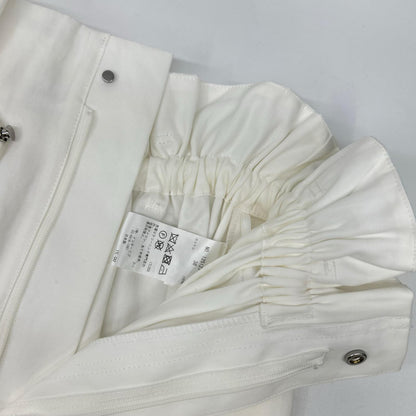 SACRA サクラ 125123121 25SS ホワイト H.COUNT DRY GABERDINE SKIRT ハイカウント ドライ ギャバジン スカート スカート
