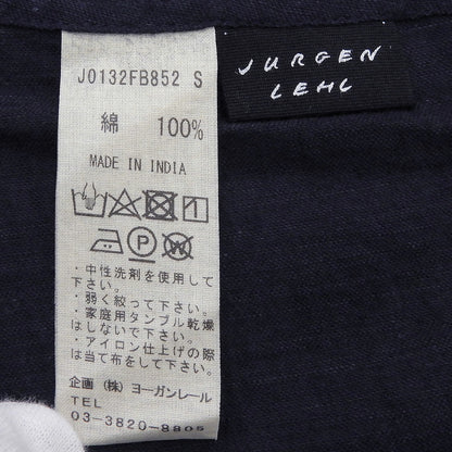 JURGEN LEHL ヨーガンレール 美品 コットン チャイニーズデザインシャツ トップス レディース ネイビー S J0132FB852 トップス