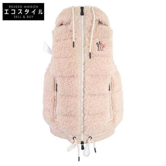 MONCLER モンクレール GRENOBLE グルノーブル【美品/25年製】K20988G00014 GILET テディ ボア フーディダウン ベスト