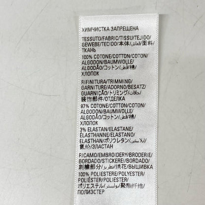 BALENCIAGA バレンシアガ 【×Adidas】723976 22年 ホワイト ロゴ刺繍 クルーネックTシャツ トップス