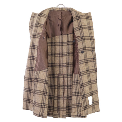 Stile Latino スティレラティーノ 【美品】2TWC04 COUTTAVIO65 チェック ウール ダブルチェスター コート