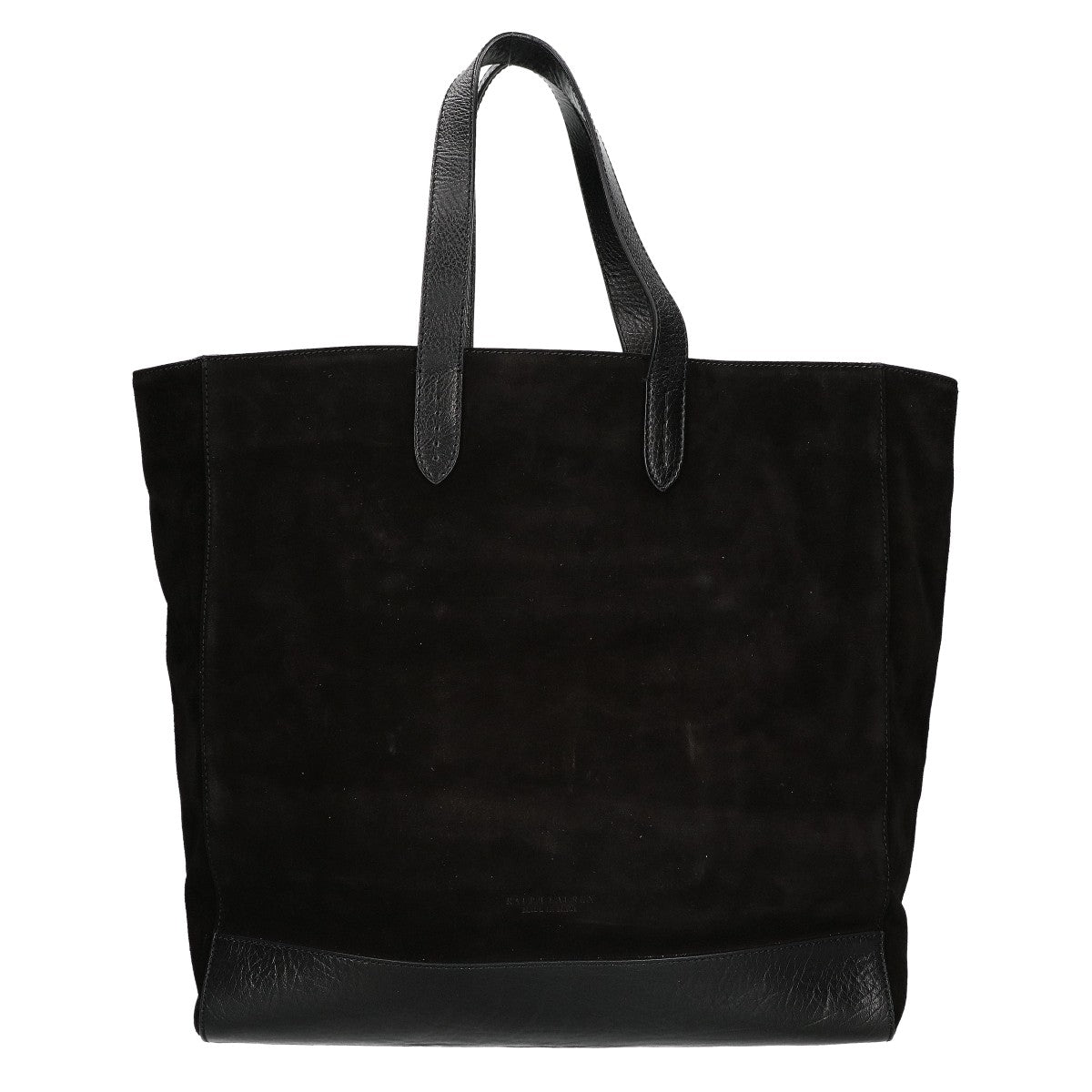 RalphLauren PURPLE LABEL ラルフローレン パープルレーベル 437676082001 スエードxレザー ポロベア トートバッグ