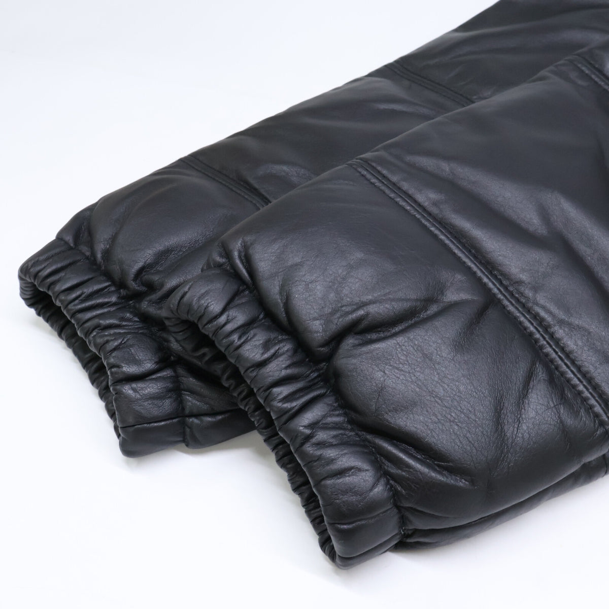 stussy ステューシー 90's OLD STUSSY オールドステューシー BURLY GEAR カウレザー ダウンジャケット ジャケット