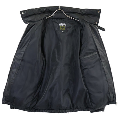 stussy ステューシー 90's OLD STUSSY オールドステューシー BURLY GEAR カウレザー ダウンジャケット ジャケット