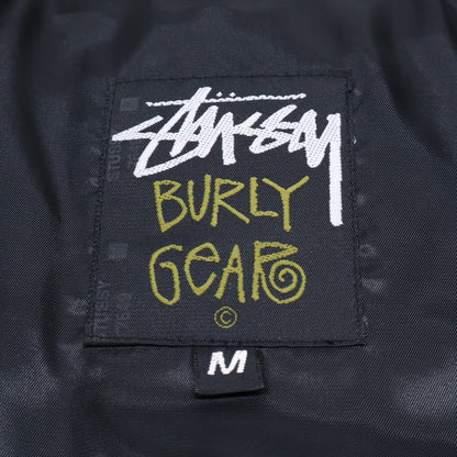 stussy ステューシー 90's OLD STUSSY オールドステューシー BURLY GEAR カウレザー ダウンジャケット ジャケット