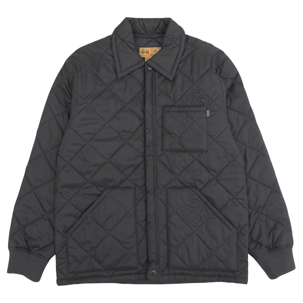 stussy ステューシー オールドステューシー SSリンク キルティングジャケット メンズ グレー M 00's ジャケット