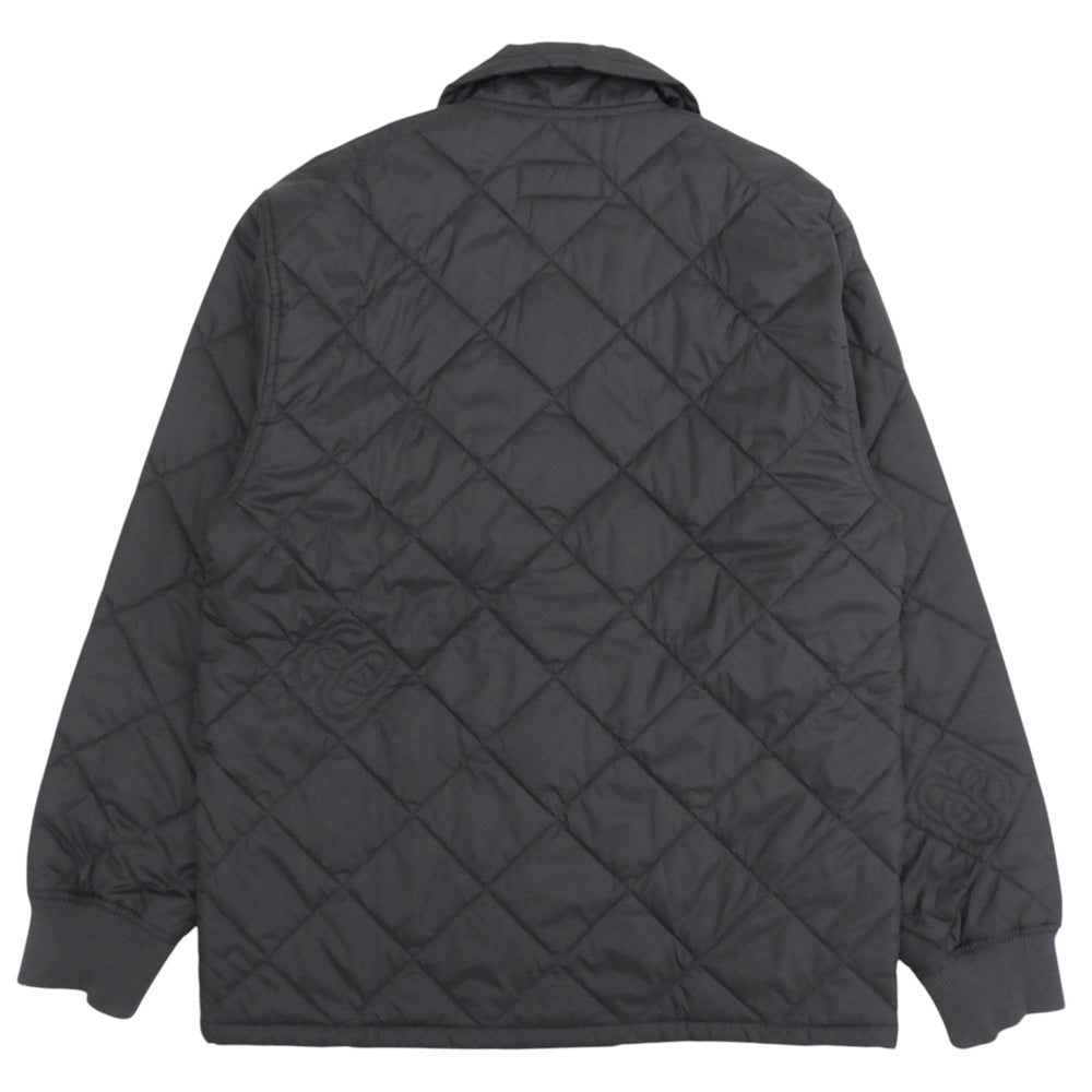 stussy ステューシー オールドステューシー SSリンク キルティングジャケット メンズ グレー M 00's ジャケット