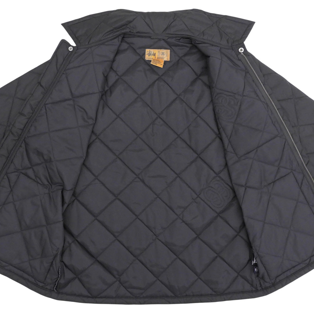 stussy ステューシー オールドステューシー SSリンク キルティングジャケット メンズ グレー M 00's ジャケット