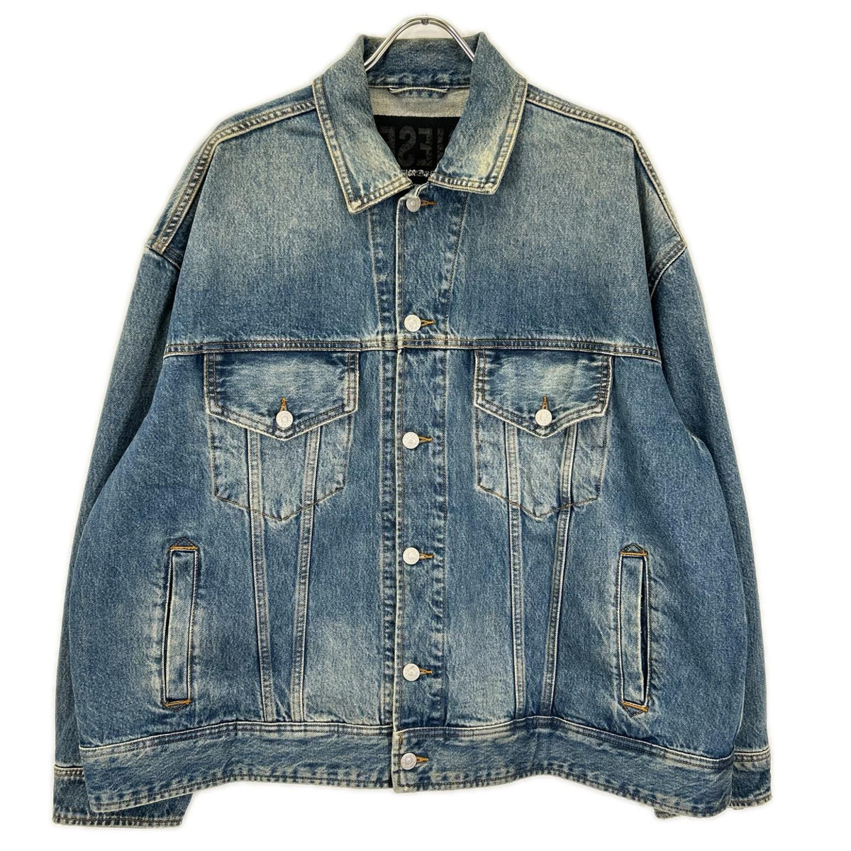 DIESEL ディーゼル インディゴ D-LORY USED加工 ジップデザイン デニムジャケット ジャケット