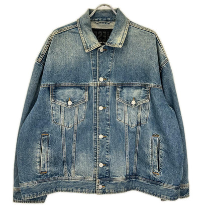 DIESEL ディーゼル インディゴ D-LORY USED加工 ジップデザイン デニムジャケット ジャケット