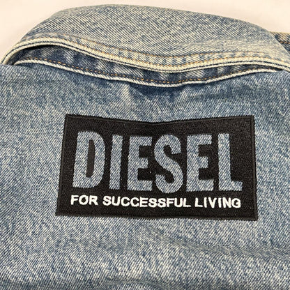 DIESEL ディーゼル インディゴ D-LORY USED加工 ジップデザイン デニムジャケット ジャケット