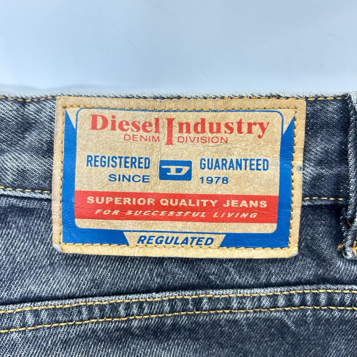 DIESEL ディーゼル A06371 007F6 ブラック D-RISE Straight Jeans ボトムス