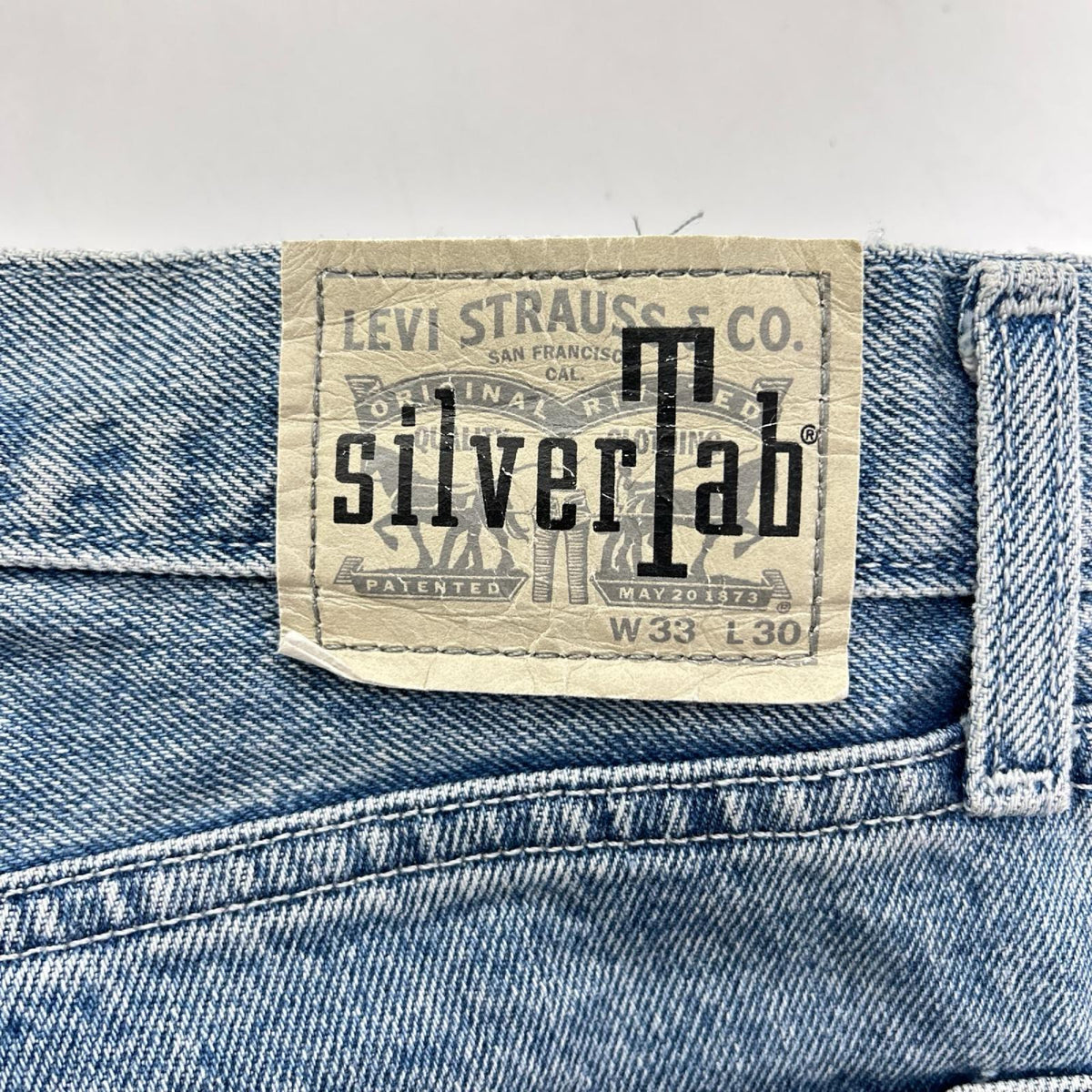 LEVI'S リーバイス インディゴ シルバータブ BAGGY/バギー ワイドデニムパンツ ボトムス