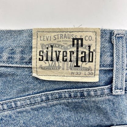 LEVI'S リーバイス インディゴ シルバータブ BAGGY/バギー ワイドデニムパンツ ボトムス
