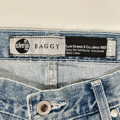 LEVI'S リーバイス インディゴ シルバータブ BAGGY/バギー ワイドデニムパンツ ボトムス
