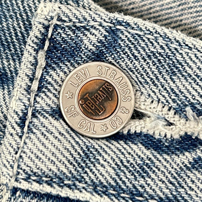 LEVI'S リーバイス インディゴ シルバータブ BAGGY/バギー ワイドデニムパンツ ボトムス