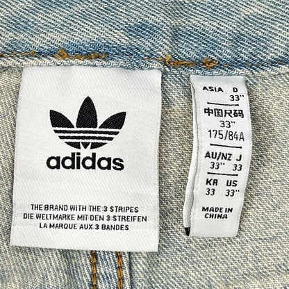 adidas アディダス 25年製 インディゴ DILENIUM シーズン 3 ルーズフィット デニムパンツ ボトムス