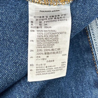 adidas アディダス 25年製 インディゴ ファイヤーバード アディカラー デニムパンツ ボトムス